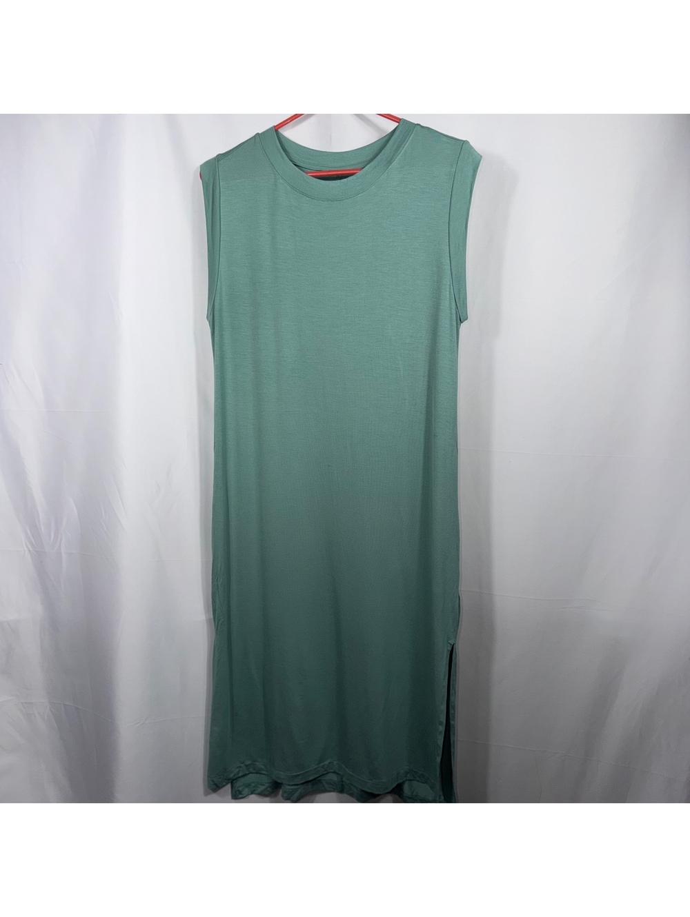 Auden Cloud Knit Sleepwear Dress Small Sage Green